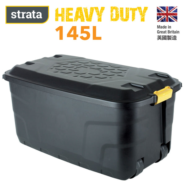 英國 STRATE 有轆重型膠箱 (145L) HEAVY DUTY TRUCK WITH WHEELS